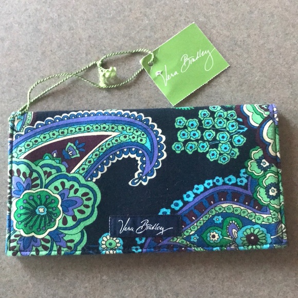 Vera Bradley Accessories - Vera Bradley Checkbook Cover Blue Rhapsody